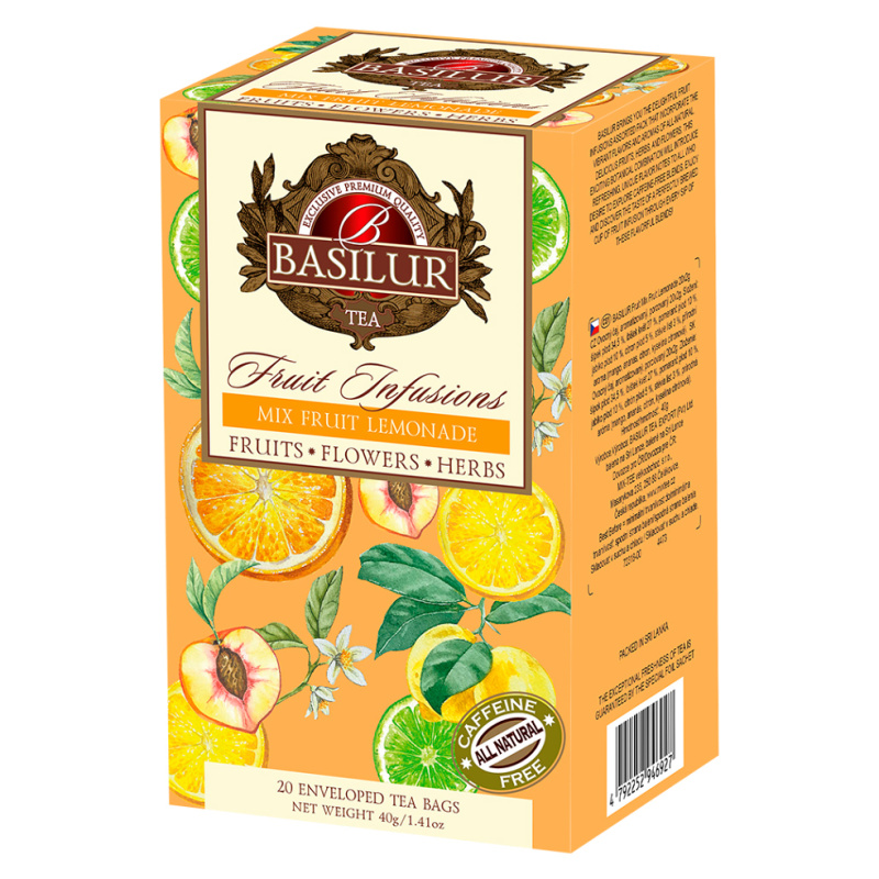 Basilur Fruit Infusions - ovocný čaj - ovocná limonáda
