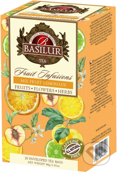 Basilur Fruit Infusions - ovocný čaj - ovocná limonáda