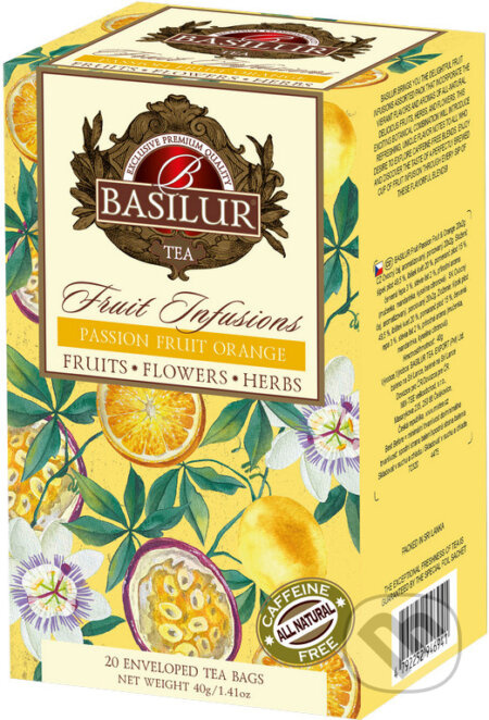 BASILUR Fruit Passion Fruit & Orange 20x2g