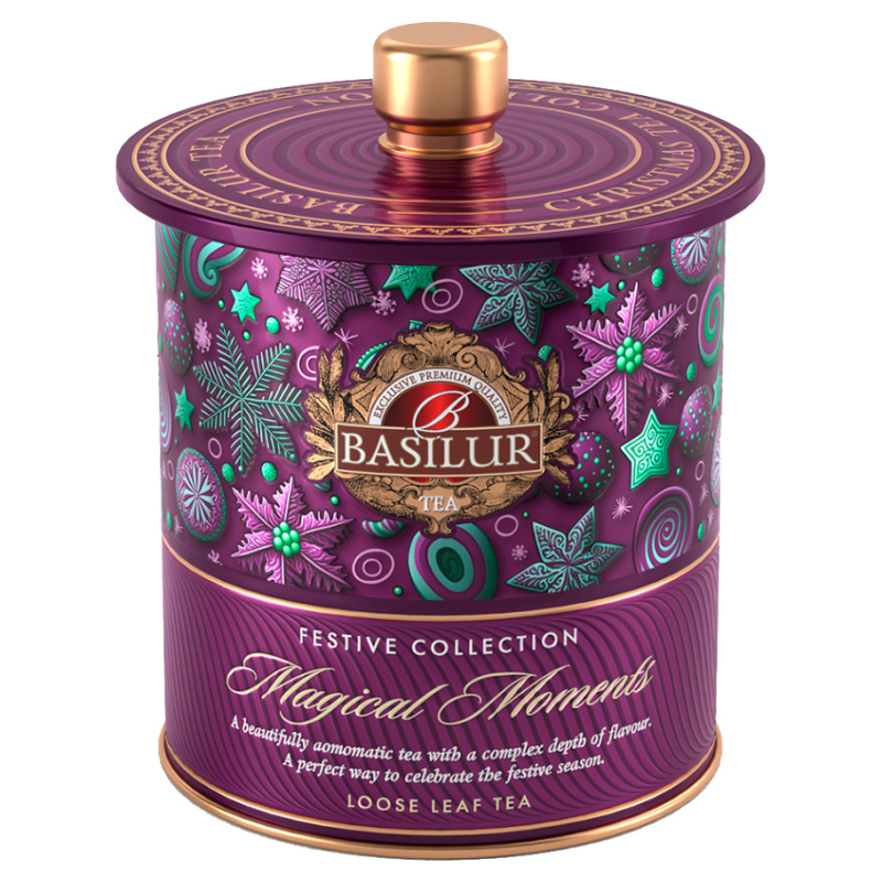 BASILUR Festive Tea Magical Moments 75g (plechová dóza)
