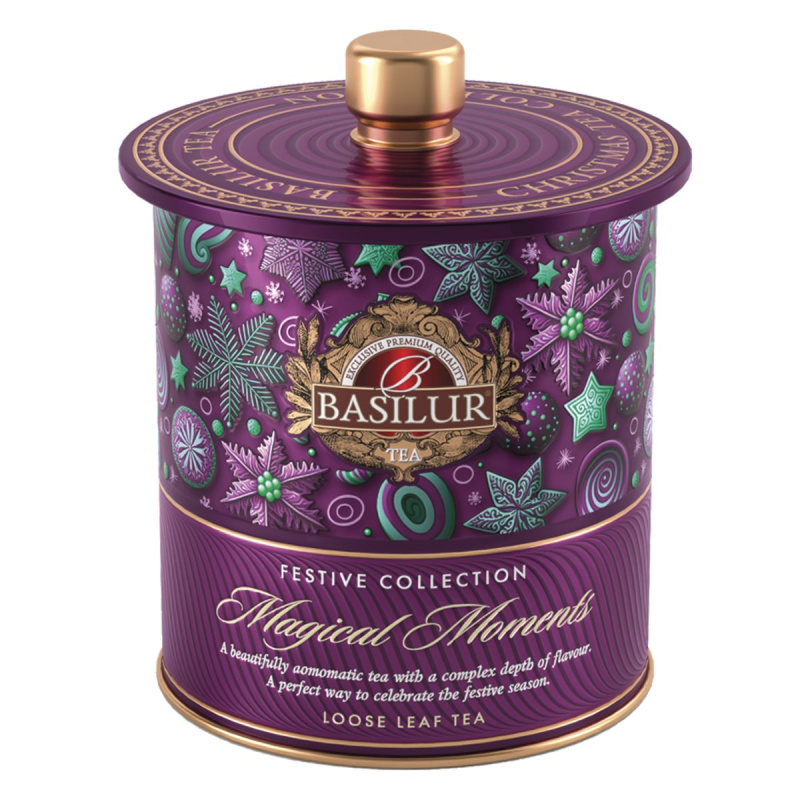 BASILUR Festive Tea Magical Moments 75g (plechová dóza)