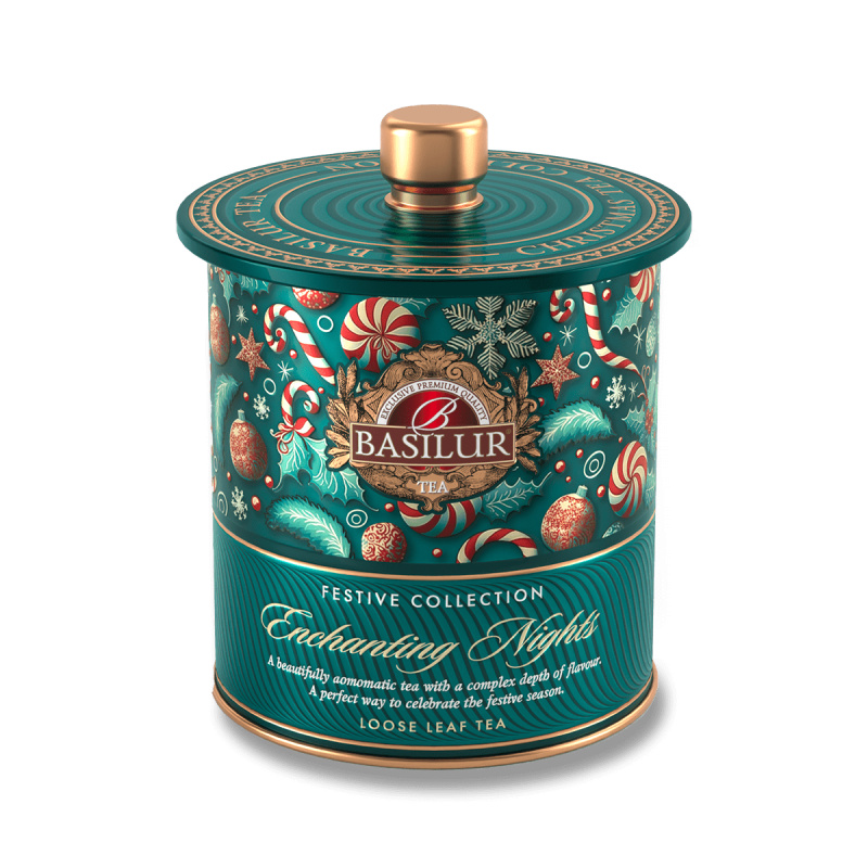 BASILUR Festive Tea Enchanting Nights plech 75g