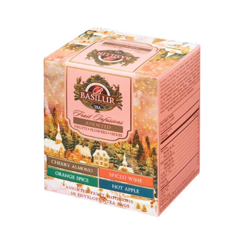 Basilur Christmas Fruit Assorted - vánoční kolekce ovocných čajů