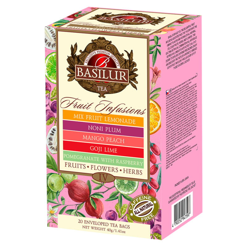 BASILUR Fruit Infusions Assorted Vol. IV. 20x2g