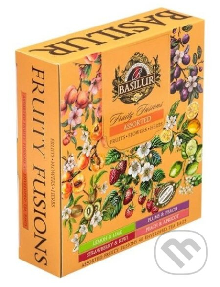 Basilur Fruity Fusions Assorted - sada ovocných čajů bez ibišku