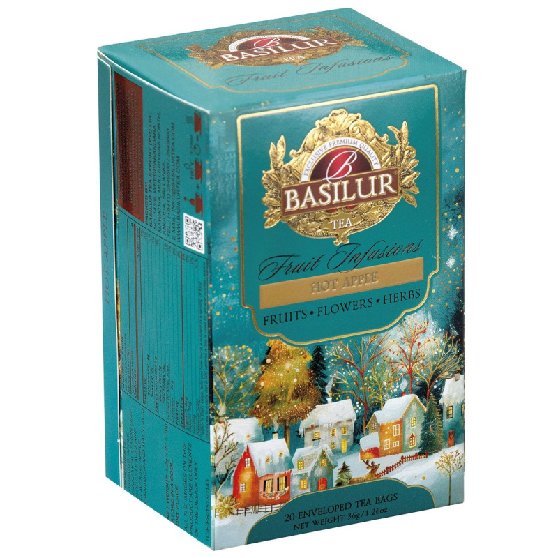 Basilur Christmas Fruit Hot Apple - vánoční kolekce ovocných čajů