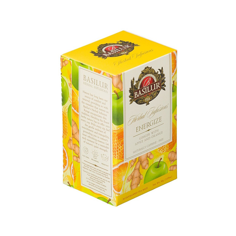 BASILUR Herbal energize čaj 20 sáčků
