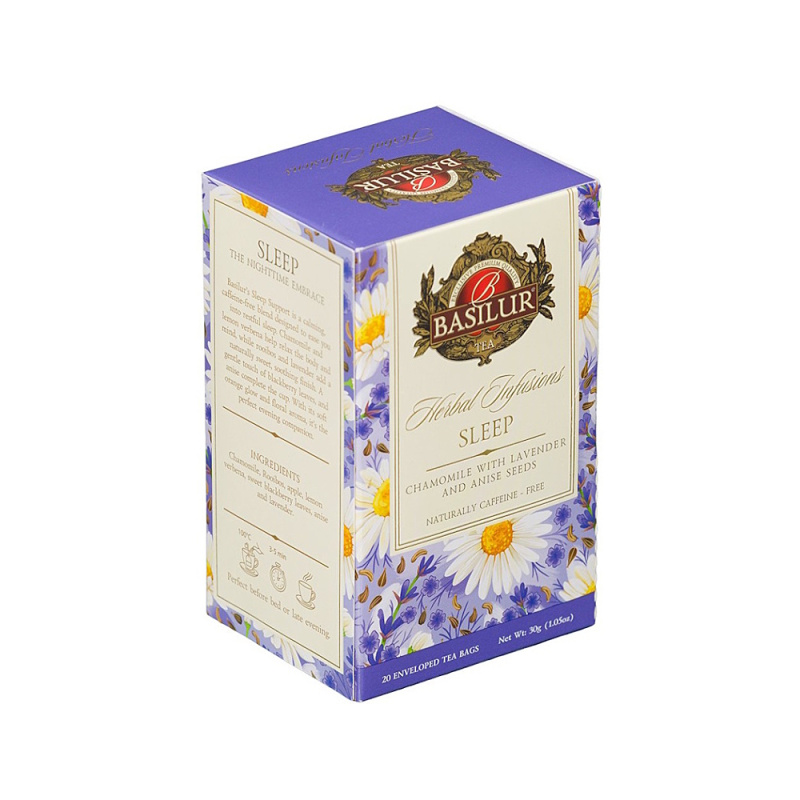 BASILUR Herbal sleep bylinný čaj 20 sáčků
