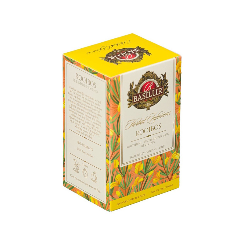 BASILUR Herbal rooibos čaj 20 sáčků