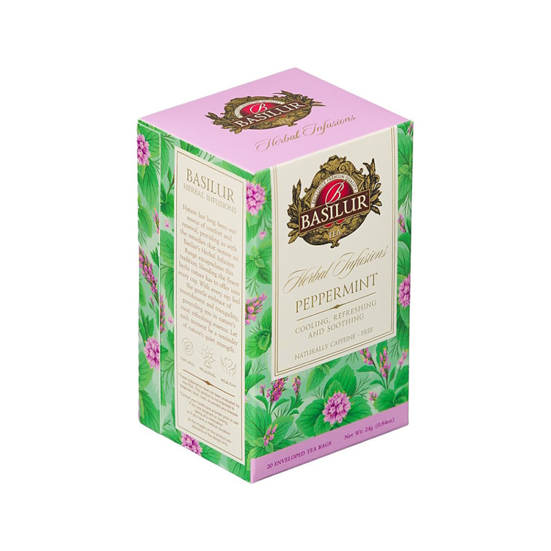 BASILUR Herbal peppermint mátový čaj 20 sáčků