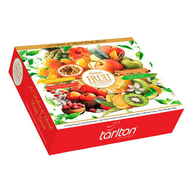 TARLTON Fruit infusions assortment I. ovocné čaje 40 sáčků