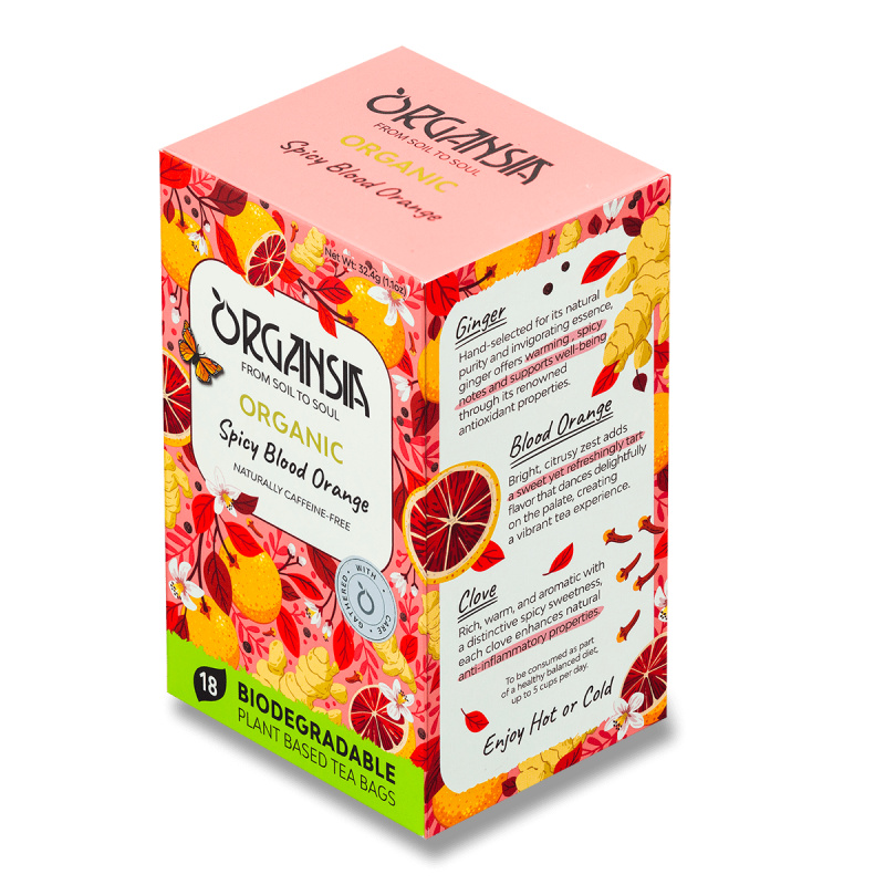 ORGANSIA Spicy blood orange ovocno-bylinný 18 sáčků