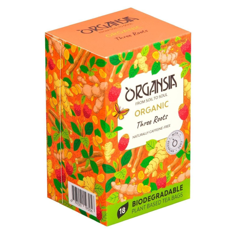 ORGANSIA Three roots bylinný čaj BIO 18 sáčků