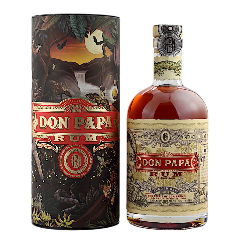 Don Papa Rum Christmas Cannister 40% 0,7l (tuba)