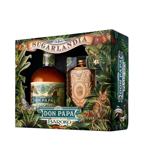 Don Papa Baroko + ploskačka 40% 0,7l