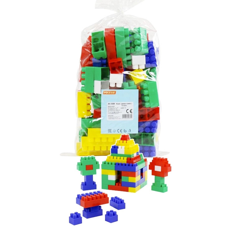 Stavebnice Stavitel 72 dílů