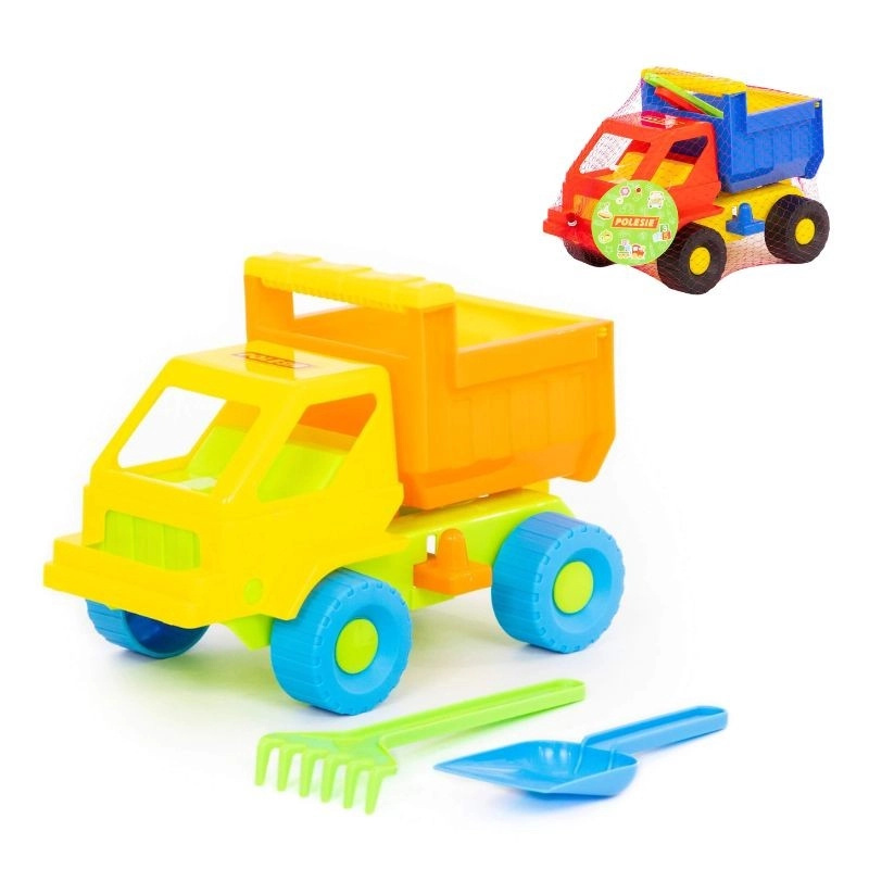 Sada na písek Auto Kazimír s lopatkou a hrabičkami