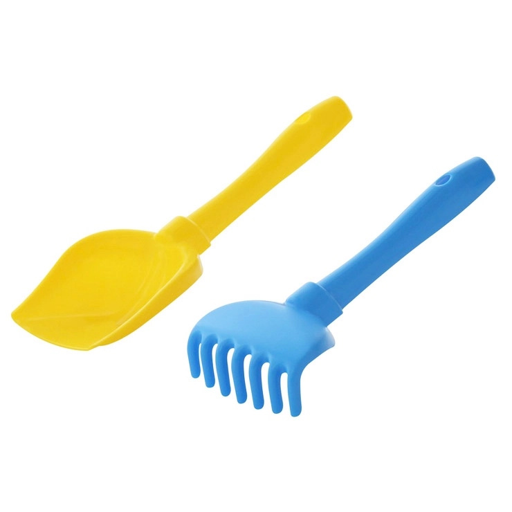 Plastová lopatka a hrabičky na písek 22 cm
