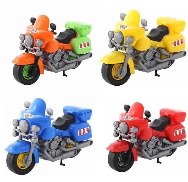 Plastová motorka pro děti – bez pohonu, různé barvy