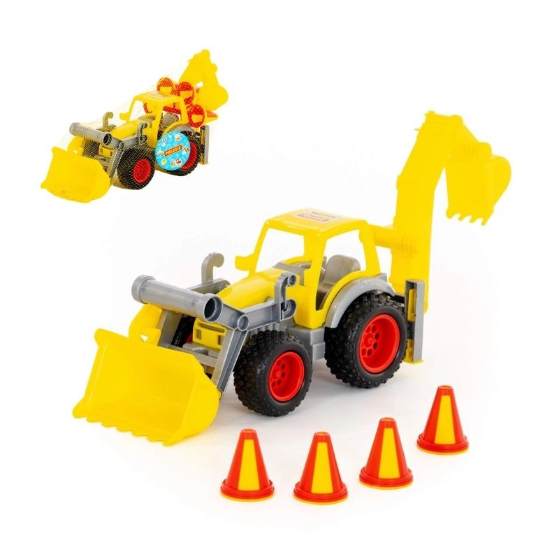 Plastový traktor s nakladačem ConsTruck