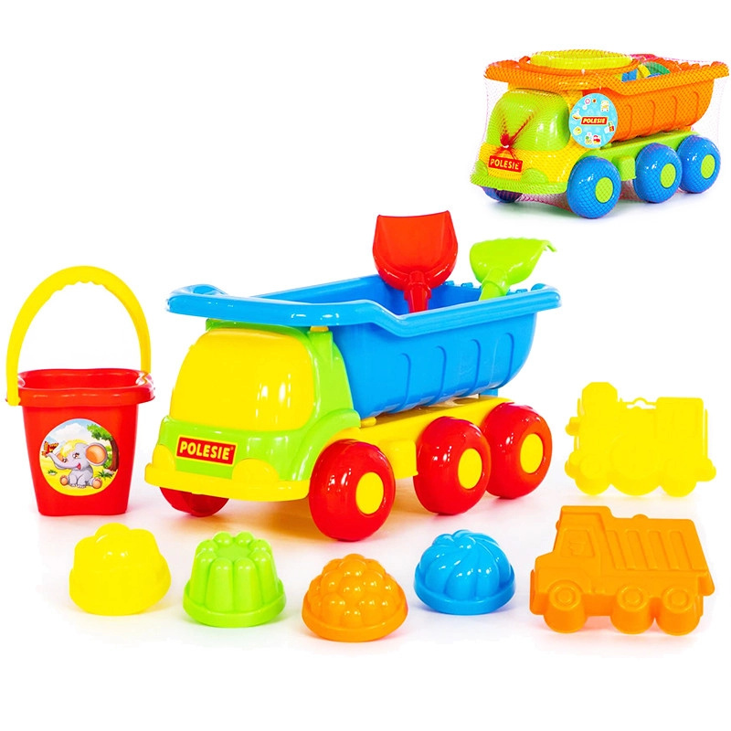 Sada nákladní auto na písek s příslušenstvím