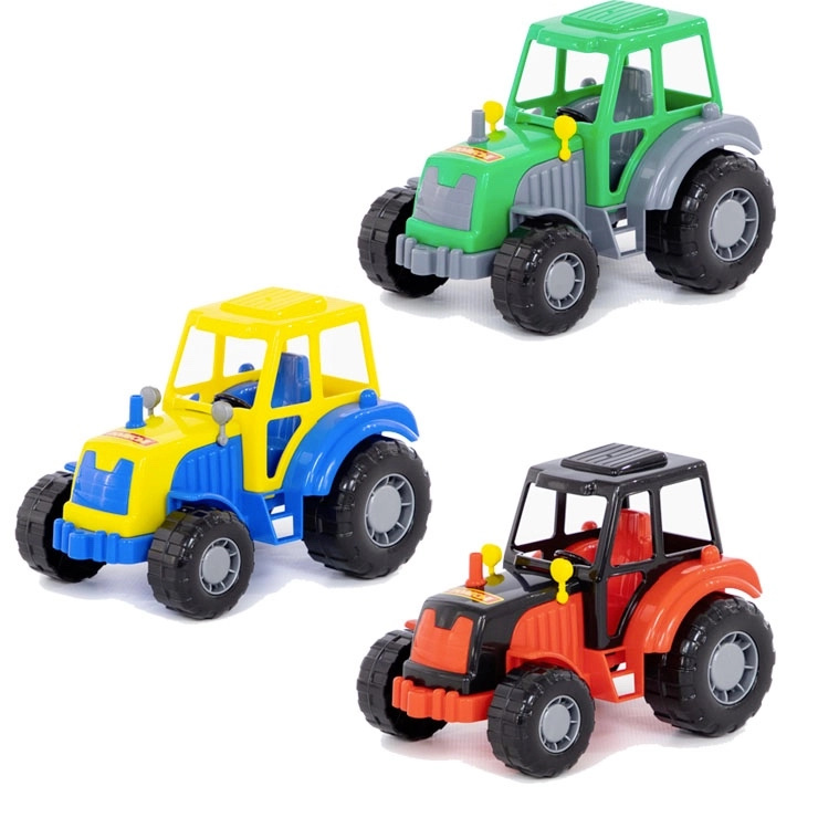 Plastový traktor Majster – odolná dětská hračka pro interiér i venkovní hru