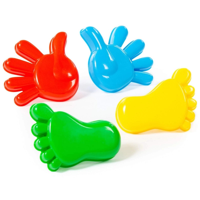 Sada formiček do písku – ruce a nohy, 4 ks