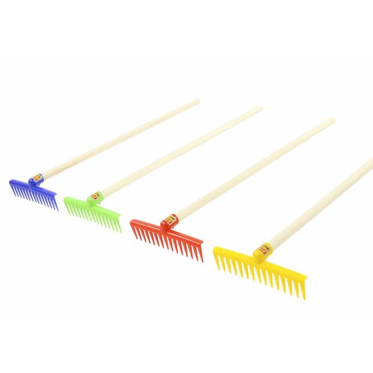 Dětské hrábě s dřevěnou rukojetí 67 cm WADER-POLESIE