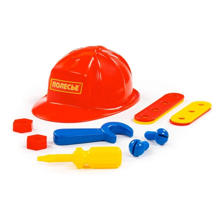 Dětská sada s přilbou a nářadím 11 ks