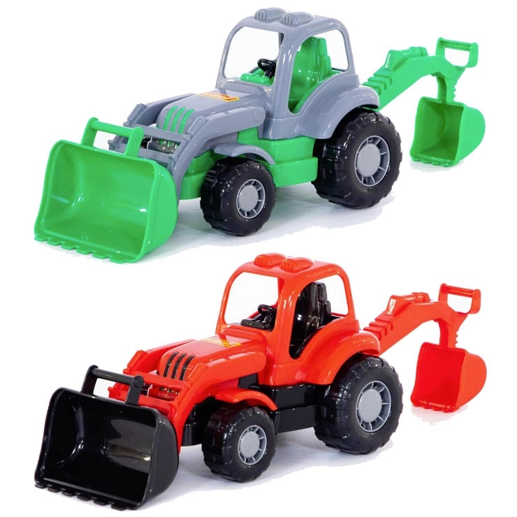 Plastový traktor bagr 28 cm