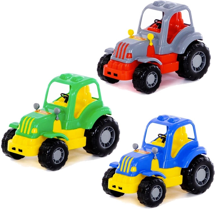 plastový traktor Silas 28 cm pro děti od 1 roku