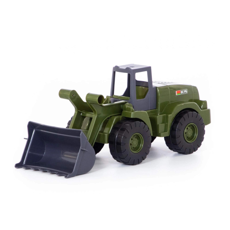 Vojenský traktor Achát s nakladačem