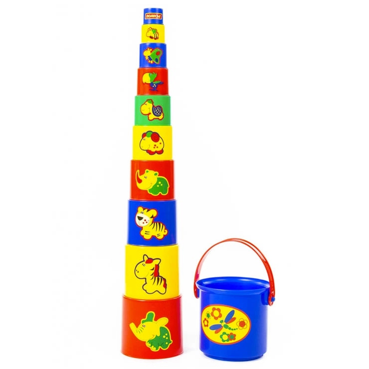 pyramida maxi zvířátka 73 cm