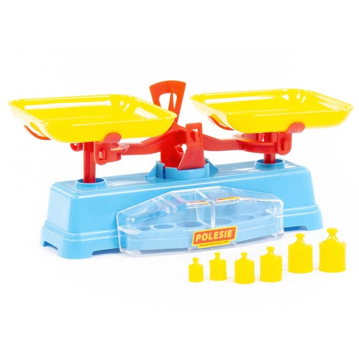 Dětská váha se závažími POLESIE, plastová, 28 cm