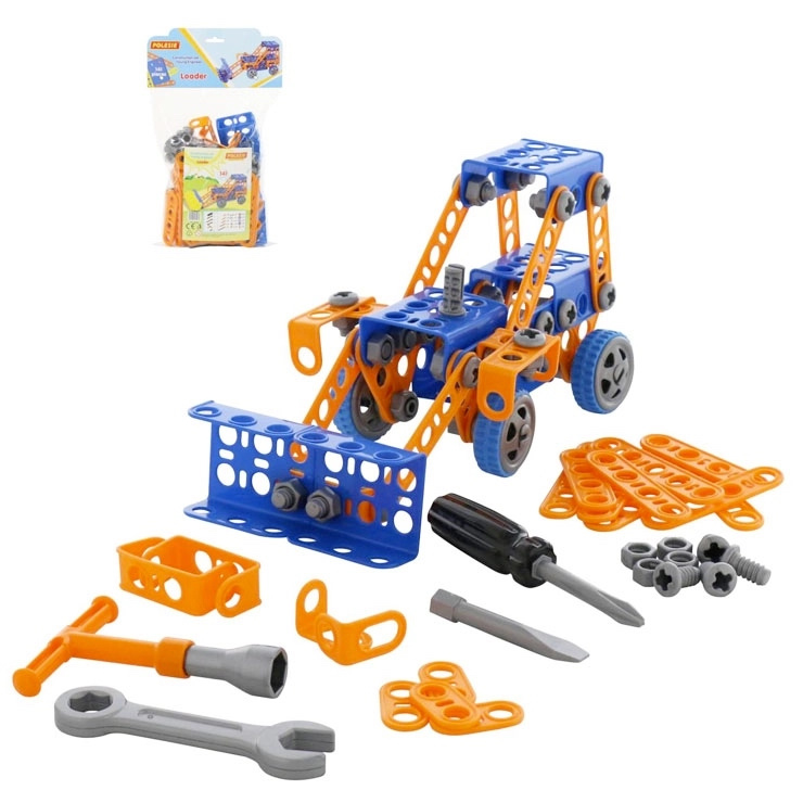 stavebnice mladý inženýr traktor nakladač