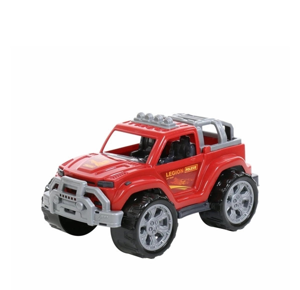 plastové auto legion červené 39 cm