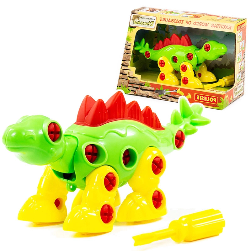 Šroubovací stegosaurus dětská stavebnice