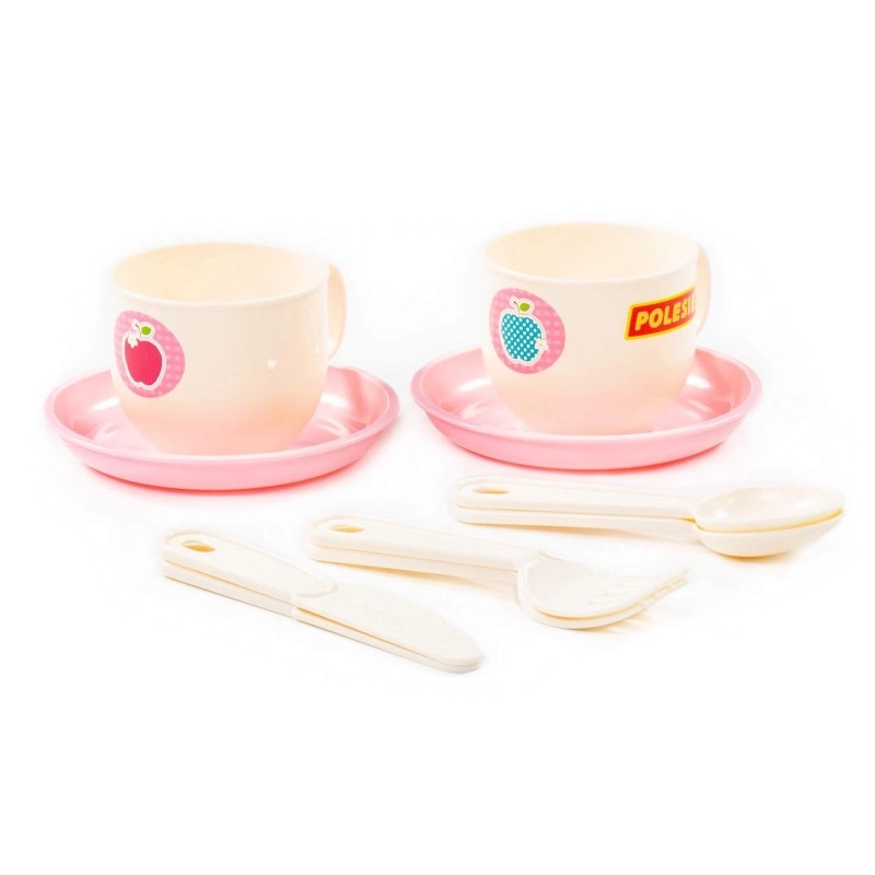 Dětská čajová sada růžová 10 ks