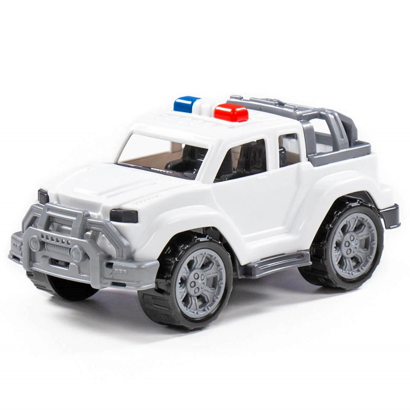 Hlídkový policejní jeep – plastové auto pro děti