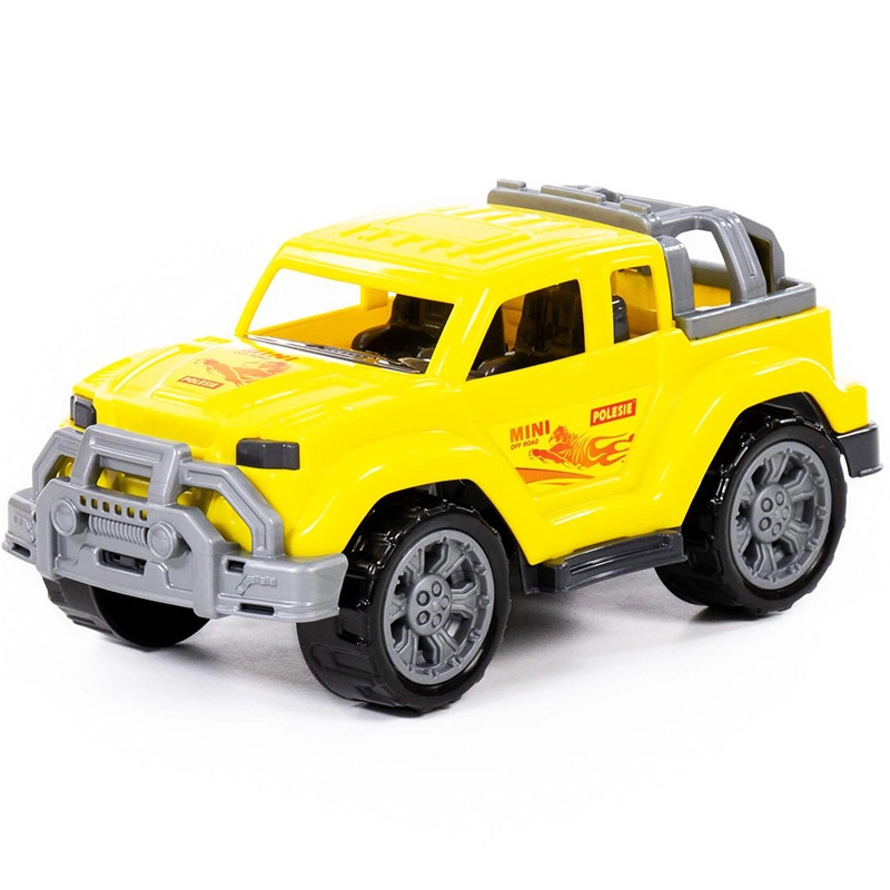 Plastové terénní auto pro děti žluté
