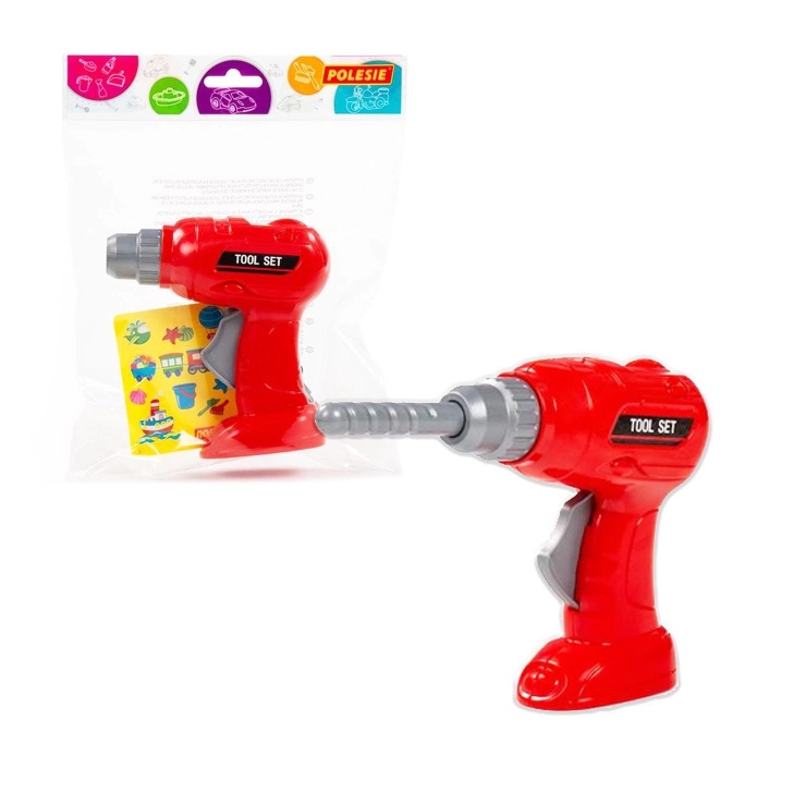 Dětský aku šroubovák červený na baterie