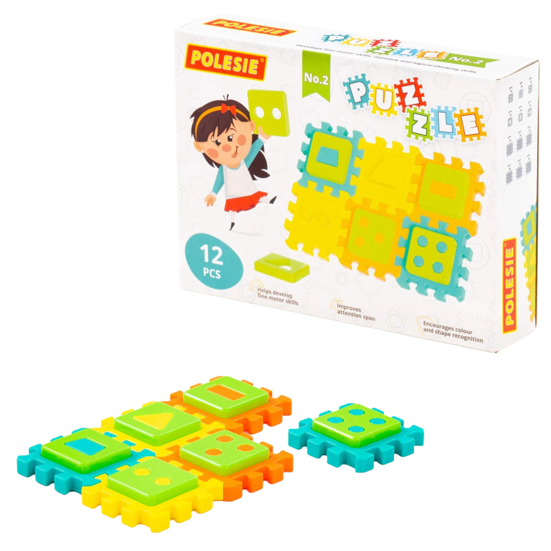 Dětské vkládací puzzle 12 dílů