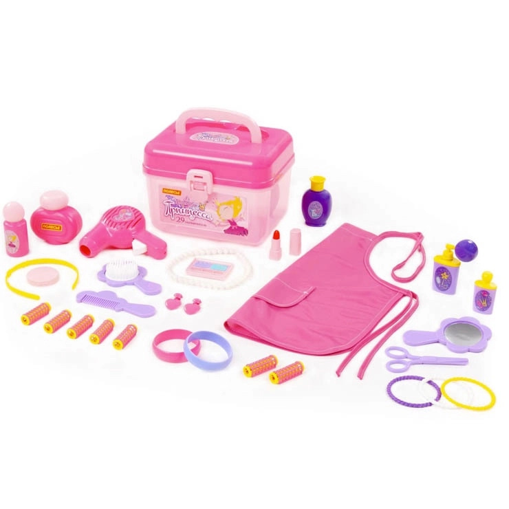 Set malá kadeřnice – dětská sada šperků a kadeřnických doplňků