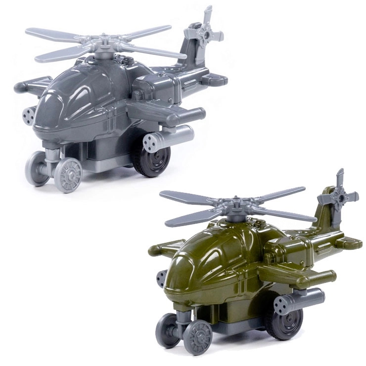 vojenský vrtulník s setrvačníkem 13 cm Polesie