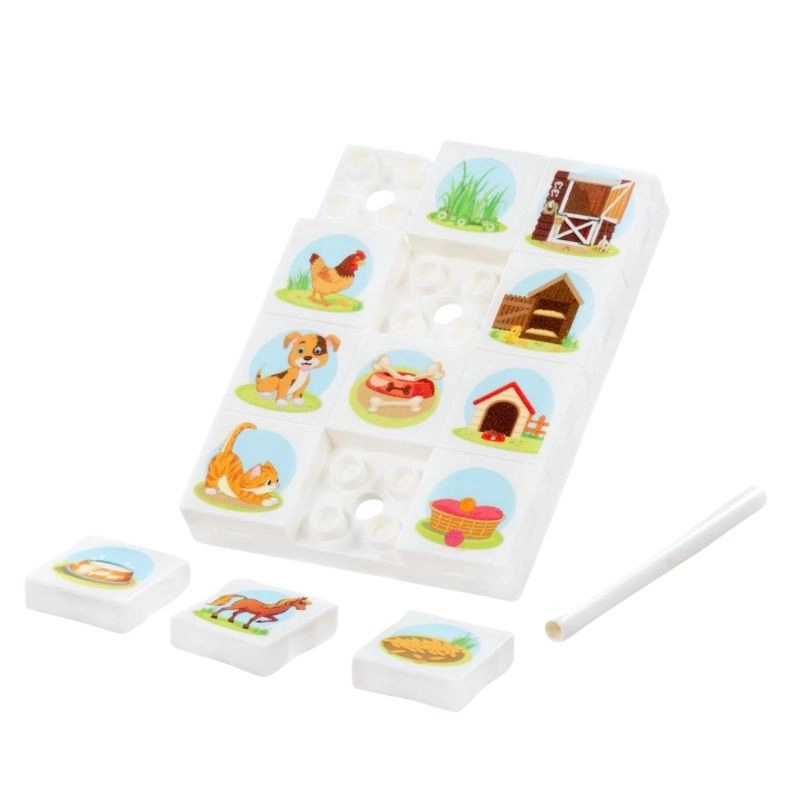 Asociace – domácí zvířátka vzdělávací hra pro děti