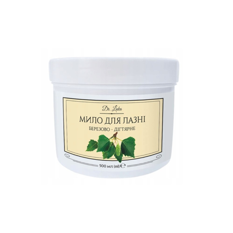 HealthNA Dr.Luka Krémové mýdlo z březového dechtu na tělo a vlasy, 500 ml