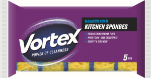 Vortex Kuchyňská houbička Maximální pěna 5 ks