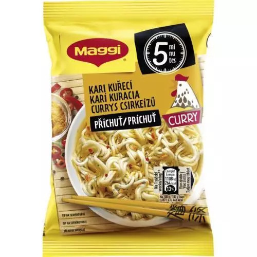 Maggi instantní nudle kuřecí kari 59,2g