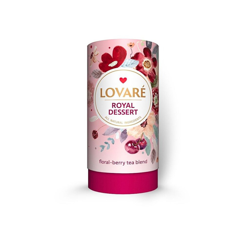LOVARÉ Royal dessert sypaný ovocno-bylinný čaj 80 g
