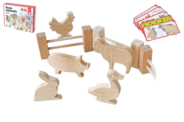 Teddies Farma/stavebnice 17 ks